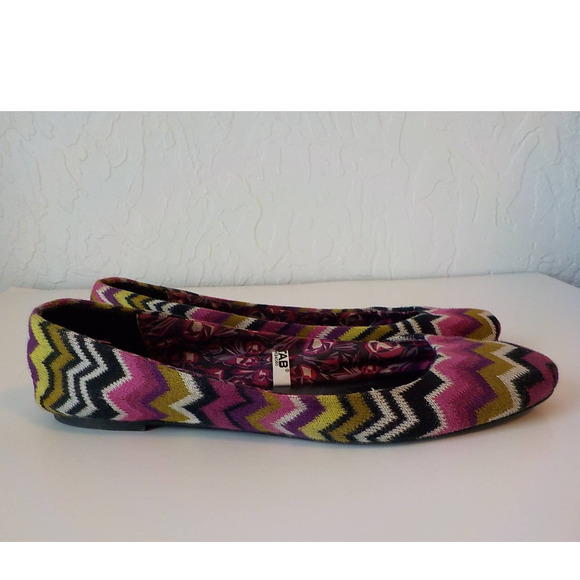 Missoni for Target Shoes - Missoni for Target Multicolor Aztec Knit Upper Leather Sole Women 11M Flat Shoes